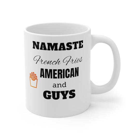 Namaste French Fries And American Guys Premium Coffee Mug