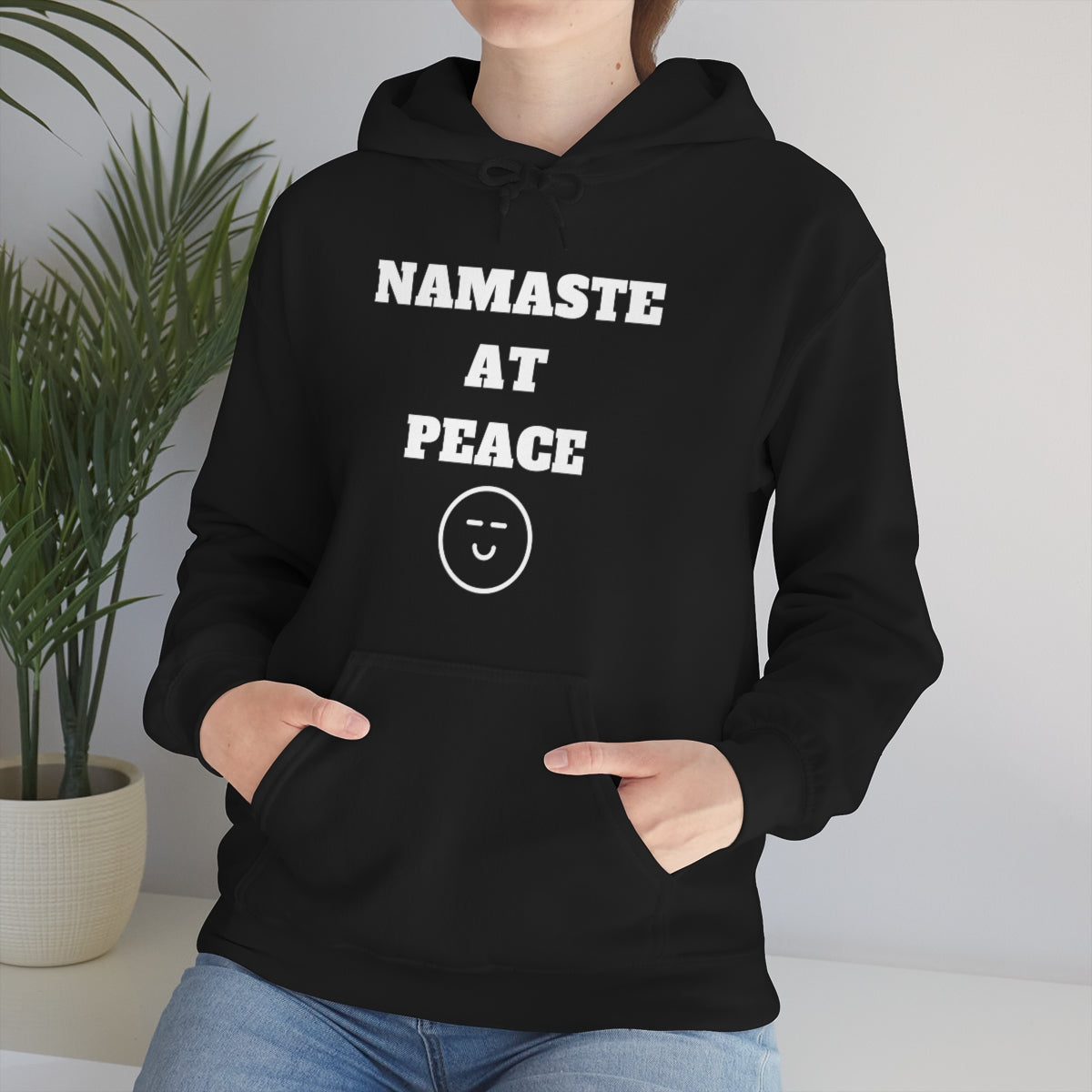 Namaste At Peace Premium Unisex Hoodie