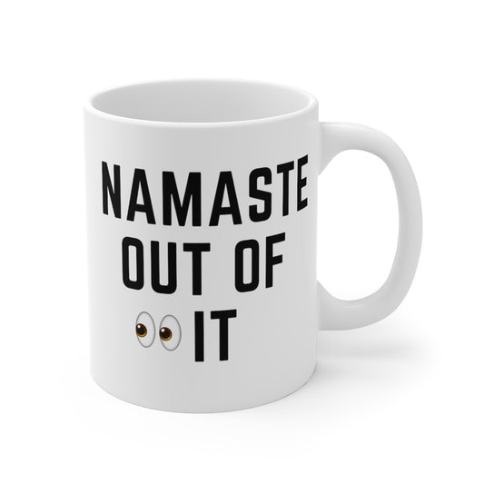 Namaste Out Of It (Eyes) Premium Coffee Mug