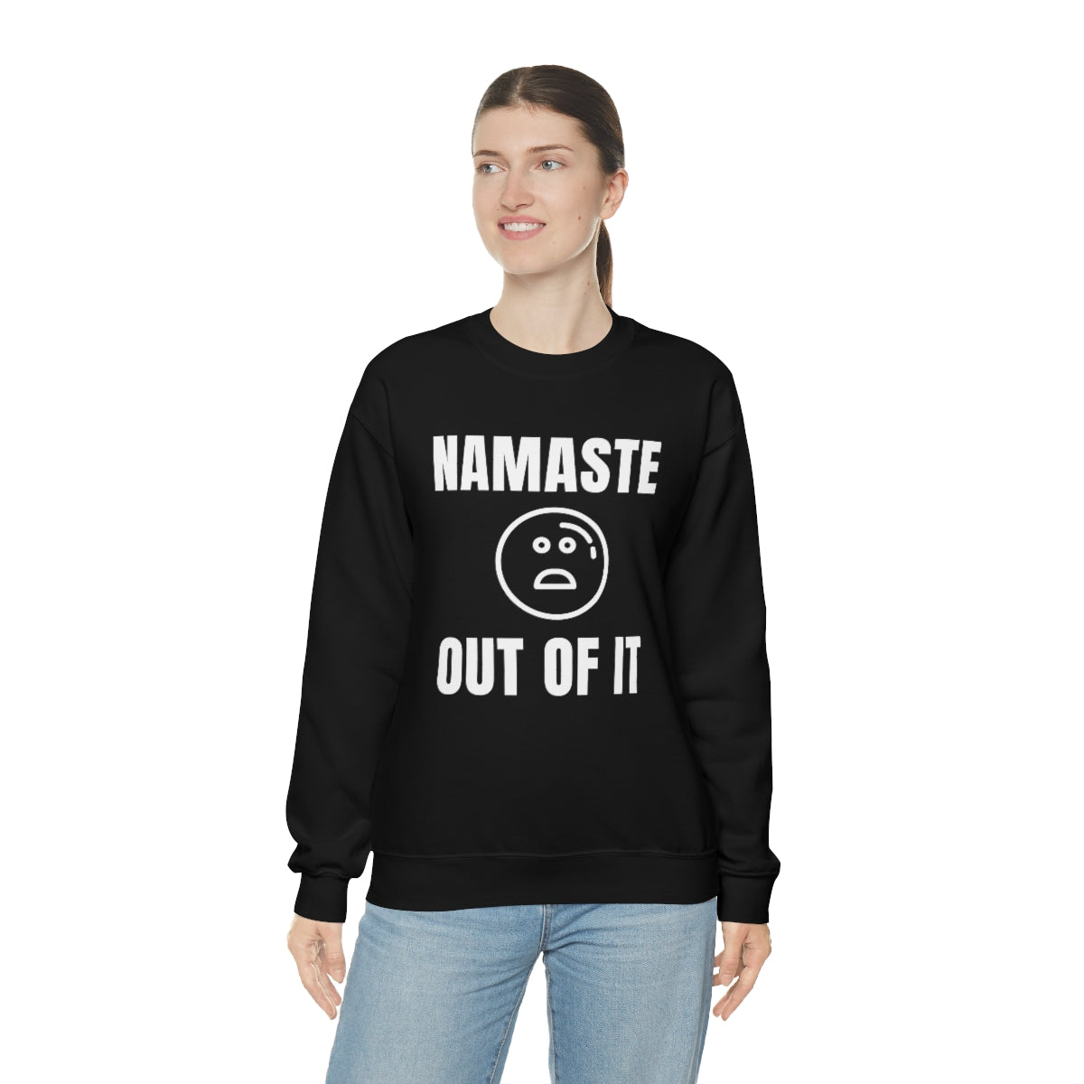 Namaste Out Of It Premium Unisex Sweatshirt