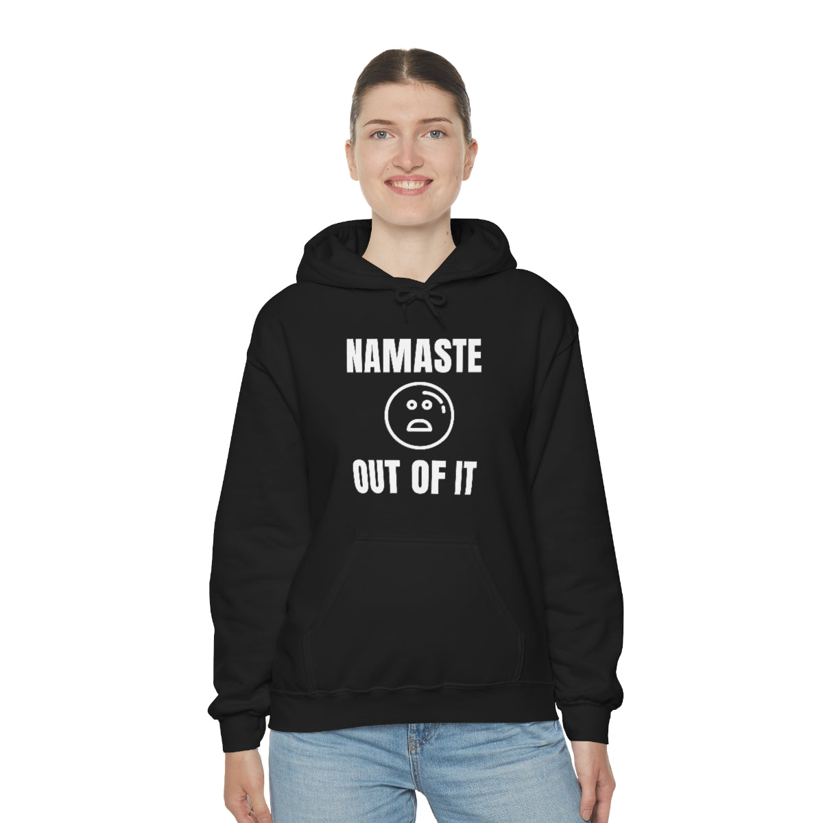 Namaste Out Of It Premium Unisex Hoodie