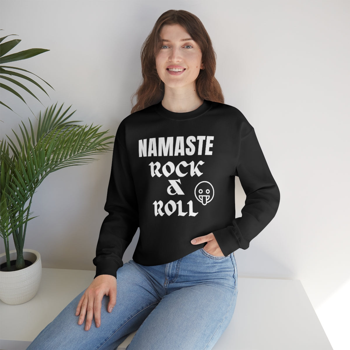 Namaste Rock & Roll Premium Unisex Sweatshirt