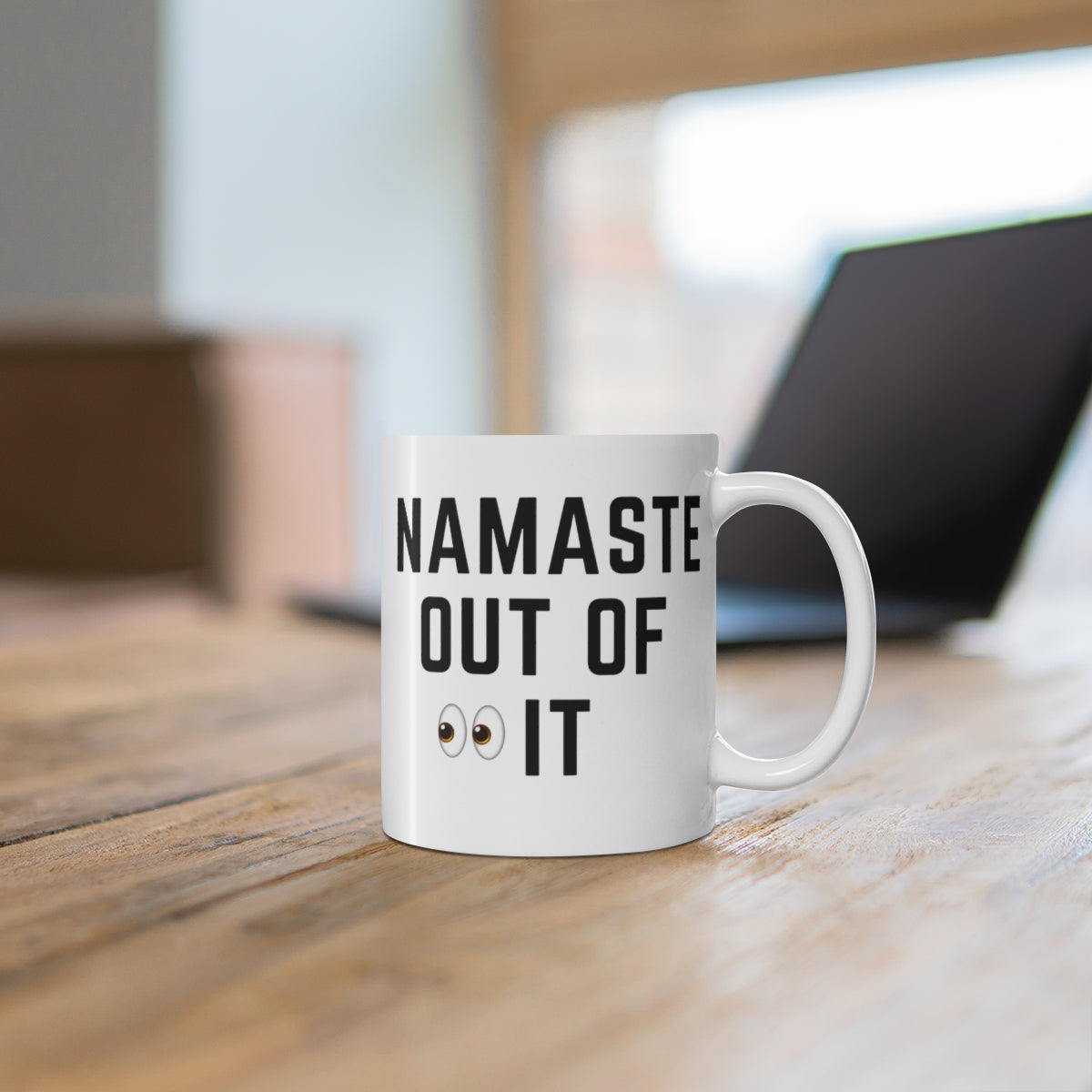 Namaste Out Of It (Eyes) Premium Coffee Mug